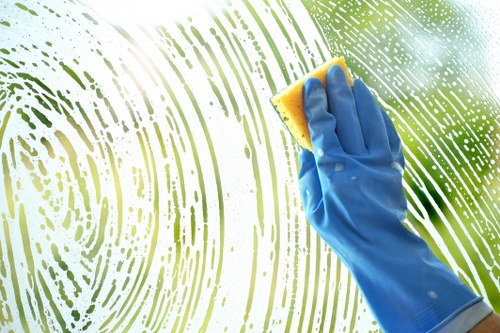 Carpet cleaning team using recyclable materials in NW2