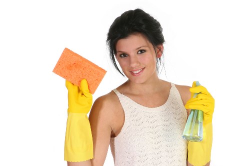 Living room and hallway cleaning in an NW2 rental property