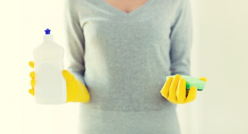 Deep cleaning carpets in a North West London retail or business premises