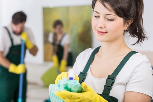 Domestic cleaning in a NW2 rental home with multiple rooms